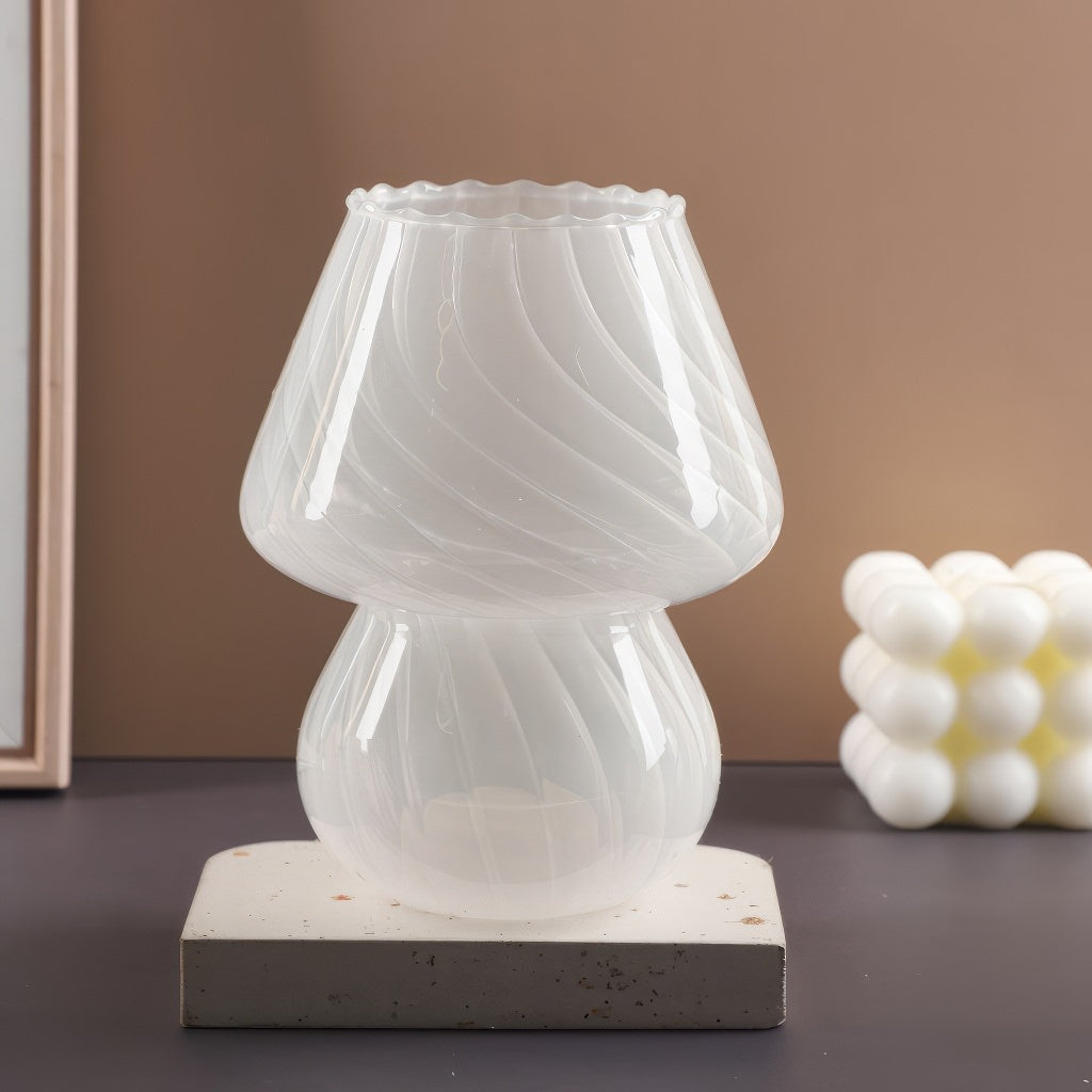 Mushroom Glass Vase — Decorative Vase for Considered Styling — Lifestyle 6