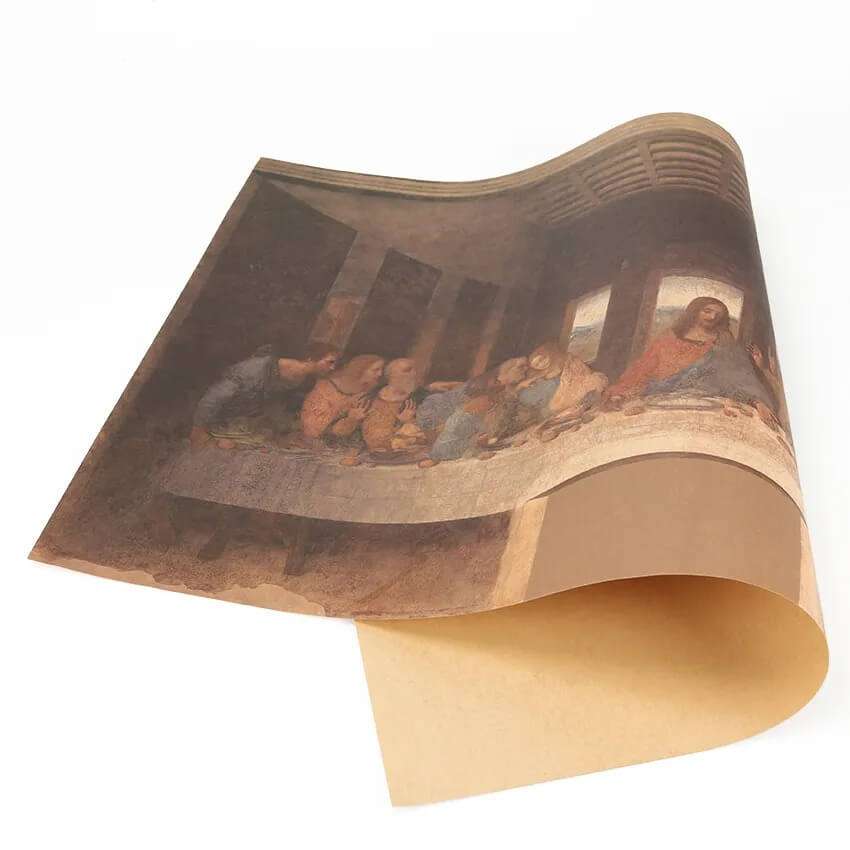 The Last Supper Kraft Paper Poster — Considered Home Styling