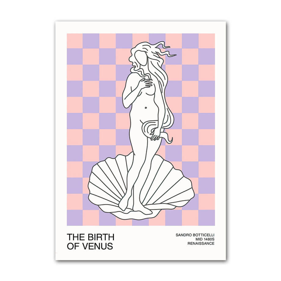 Sweet N' Sour Checkered Canvas Posters — Considered Home Styling — Lifestyle 4