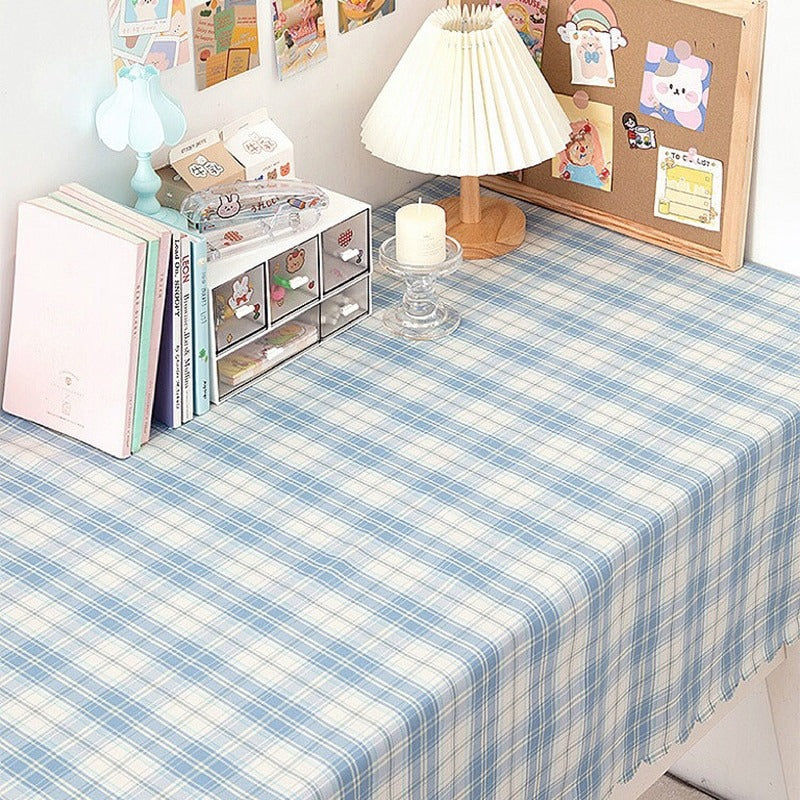 Pastel Plaid Tablecloth — Considered Home Styling — Lifestyle 1