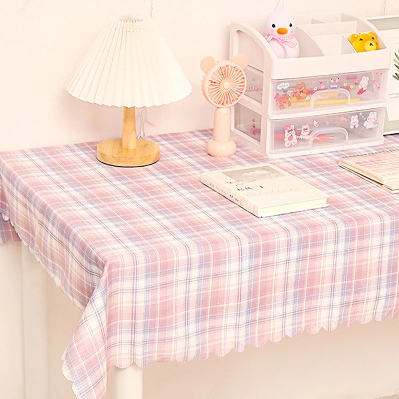 Pastel Plaid Tablecloth — Considered Home Styling — Lifestyle 2