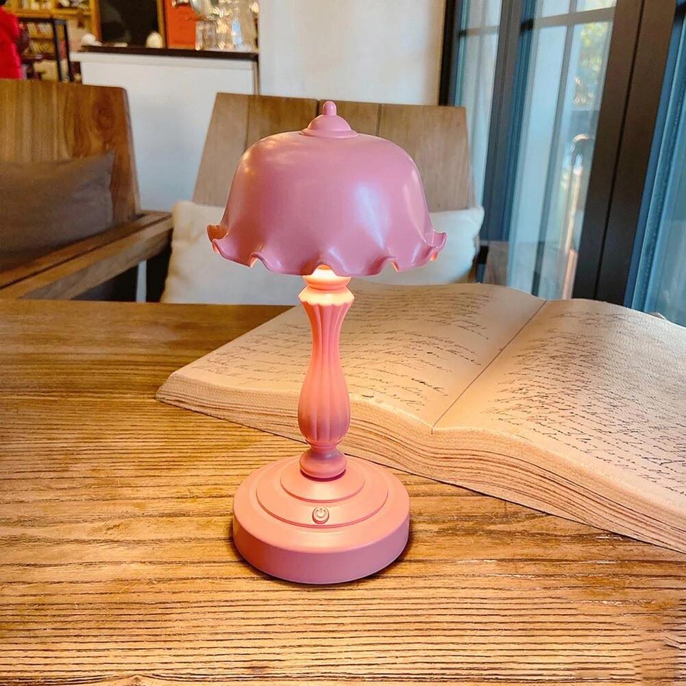 Danish Pastel Table Lamp — Warm LED Mood Lighting for Bedside — Lifestyle 1