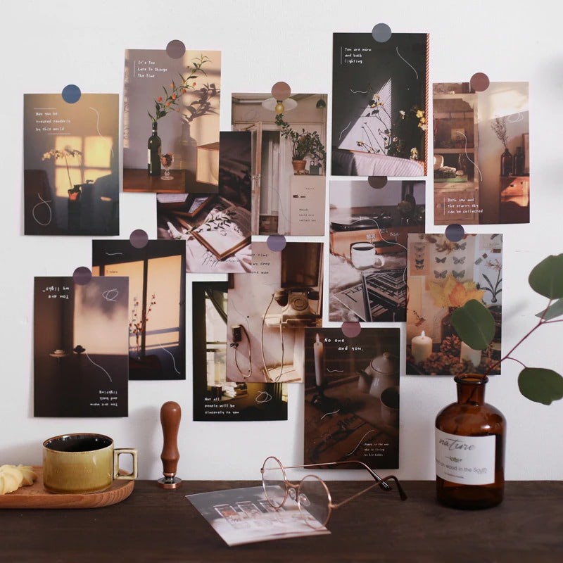 Shades of Wall Collage Cards — Considered Home Styling — Front view