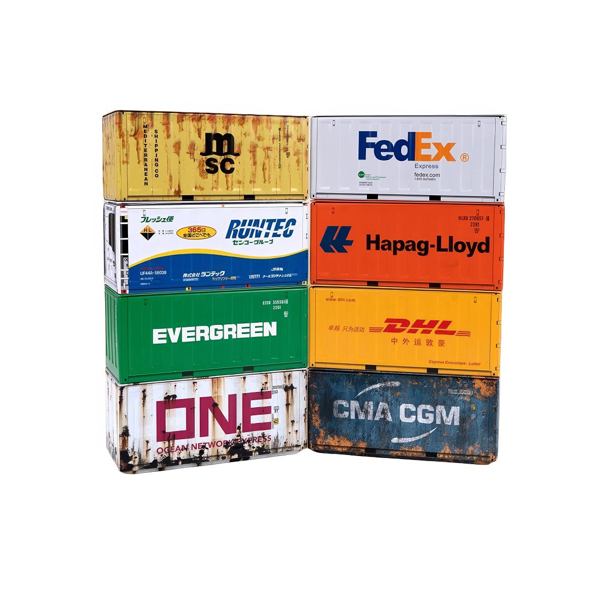 Mini Shipping Container Desk Storage Box — Considered Home Styling — Front view