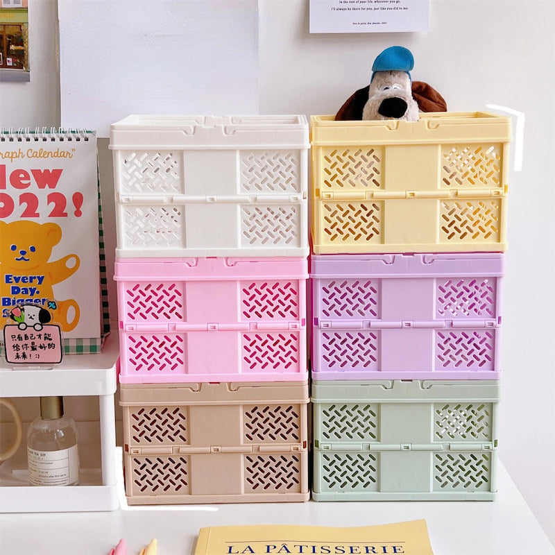 Folding Mini Storage Basket — Considered Home Styling — Lifestyle 2