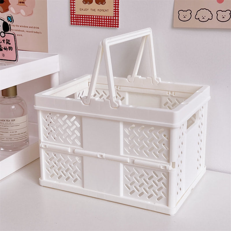 Folding Mini Storage Basket — Considered Home Styling — Lifestyle 8