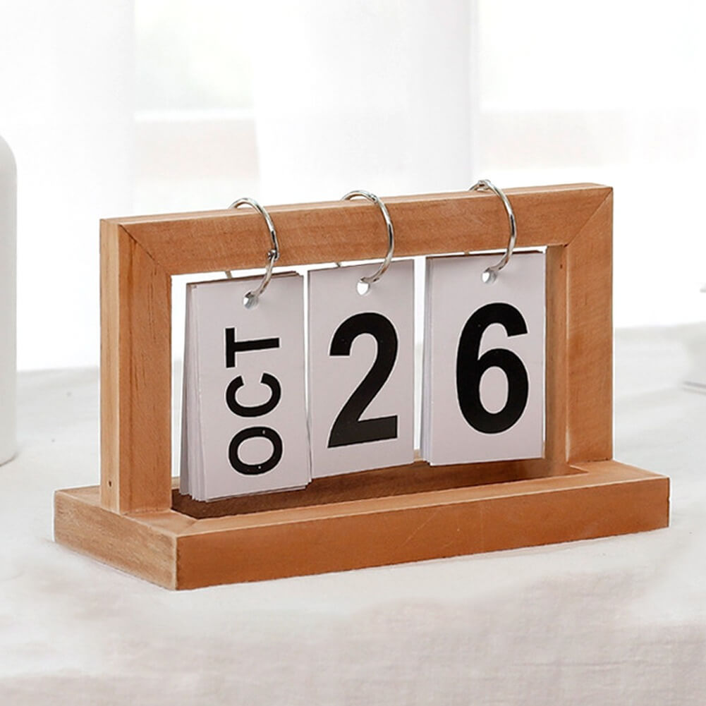 Flipping Desk Calendar — Considered Home Styling — Lifestyle 4