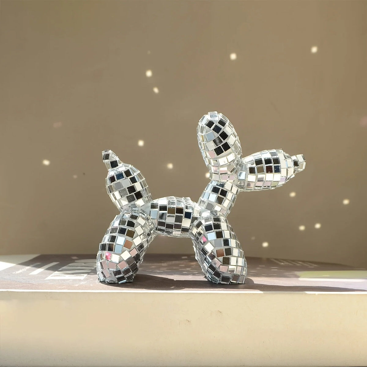 Mini Disco Balloon Dog Decor Sculpture — Considered Home Styling