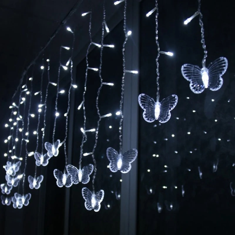 Fairy Butterfly String Lights — Warm LED Mood Lighting for Bedside — Lifestyle 3