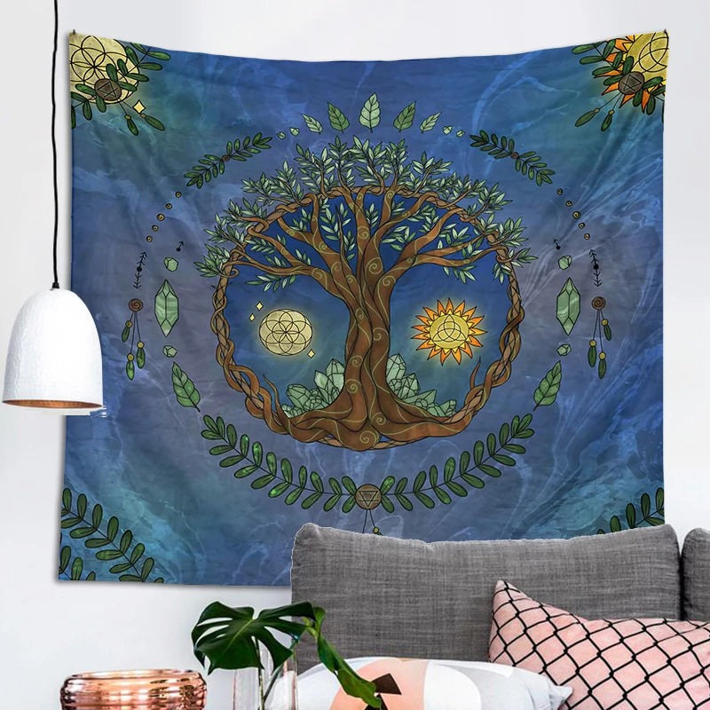 Tree of Life Tapestry — Considered Home Styling — Detail
