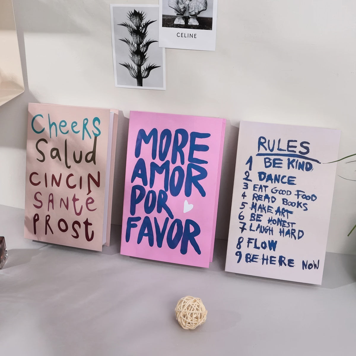 Modern Decorative Faux Book Storage Box — Considered Home Styling — Detail