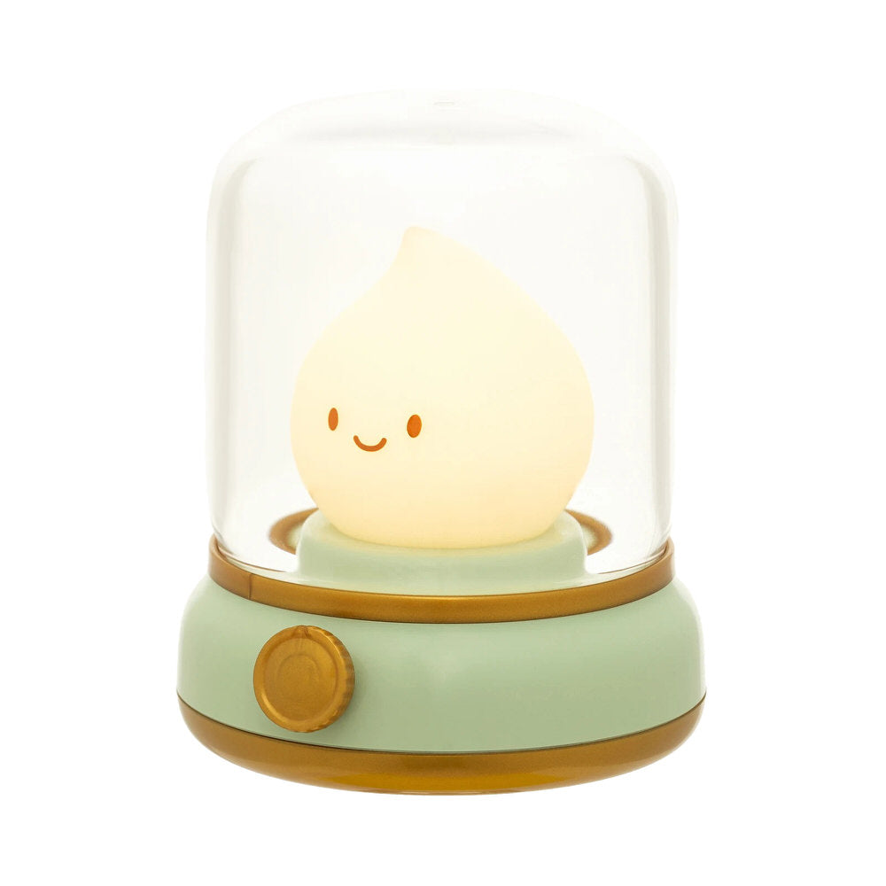 Flame LED Night Light — Warm LED Mood Lighting for Bedside — Detail