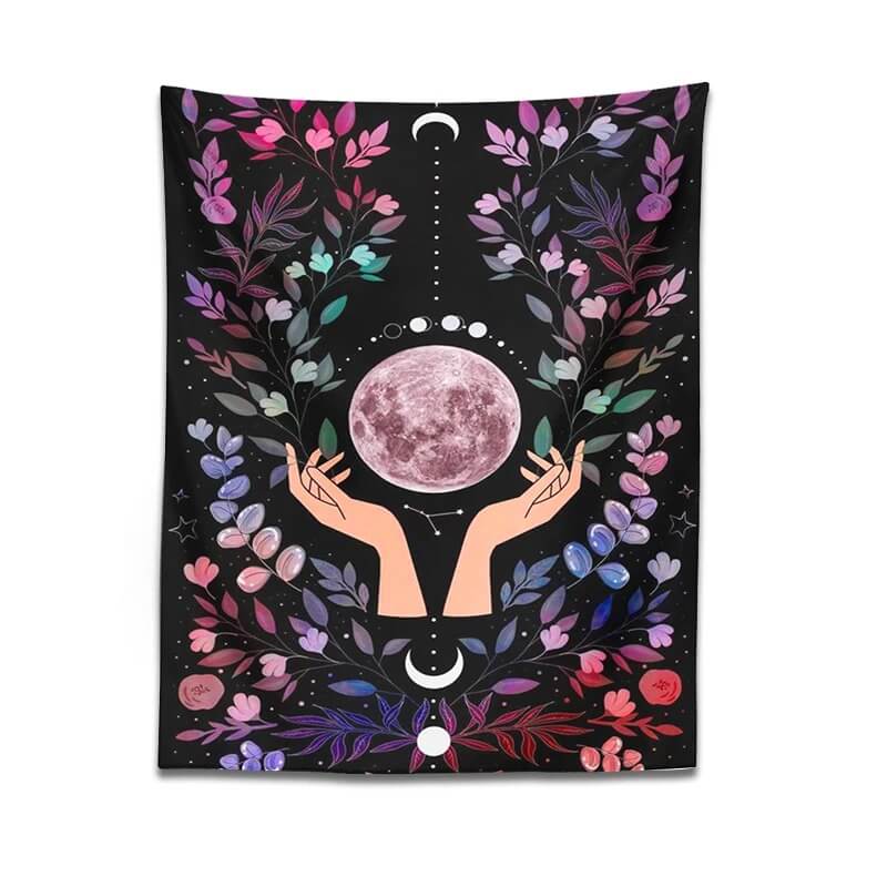 The Moon in the Hands Tapestry — Considered Home Styling — Front view
