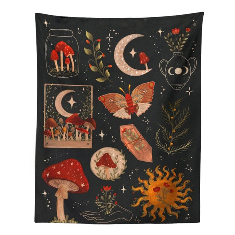 Cosmo Amanita Tapestry — Considered Home Styling — Front view