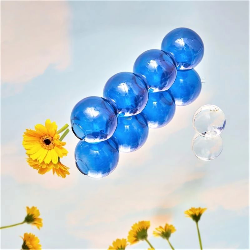 Glass Bubble Vase — Decorative Vase for Considered Styling — Lifestyle 3