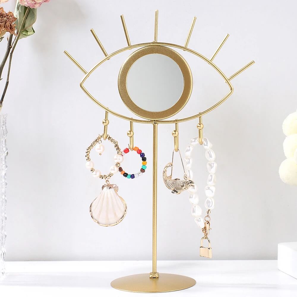 Golden Eye Jewelry Stand — Considered Home Styling — Front view
