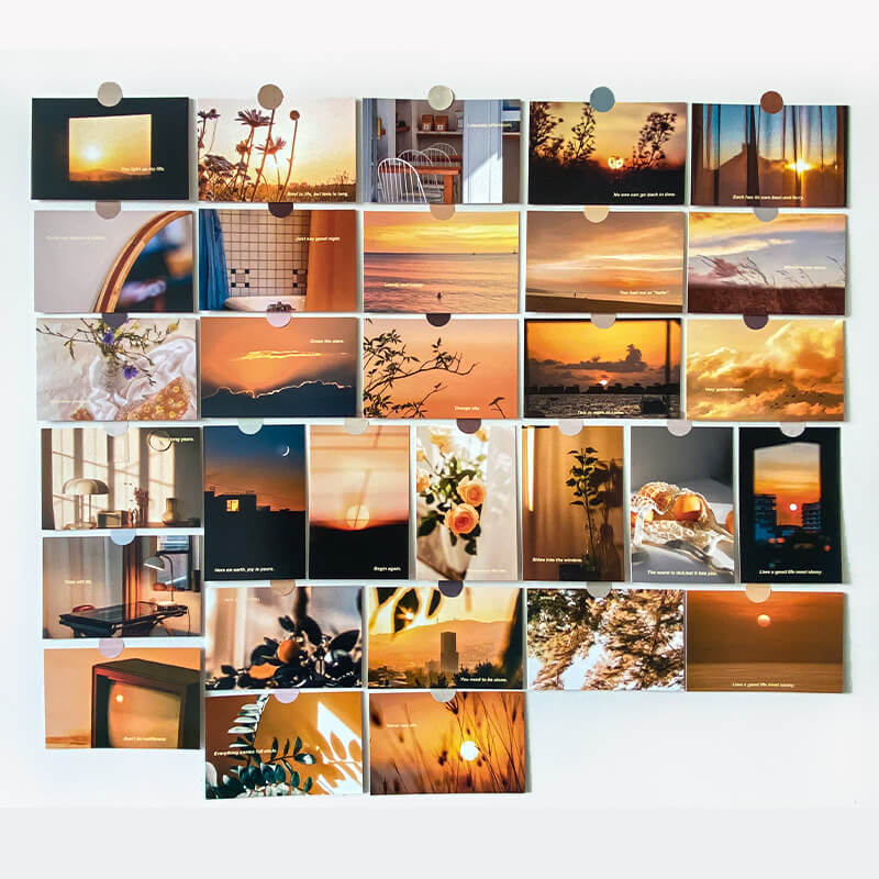 Golden Hour Wall Collage Postcards — Considered Home Styling — Lifestyle 4