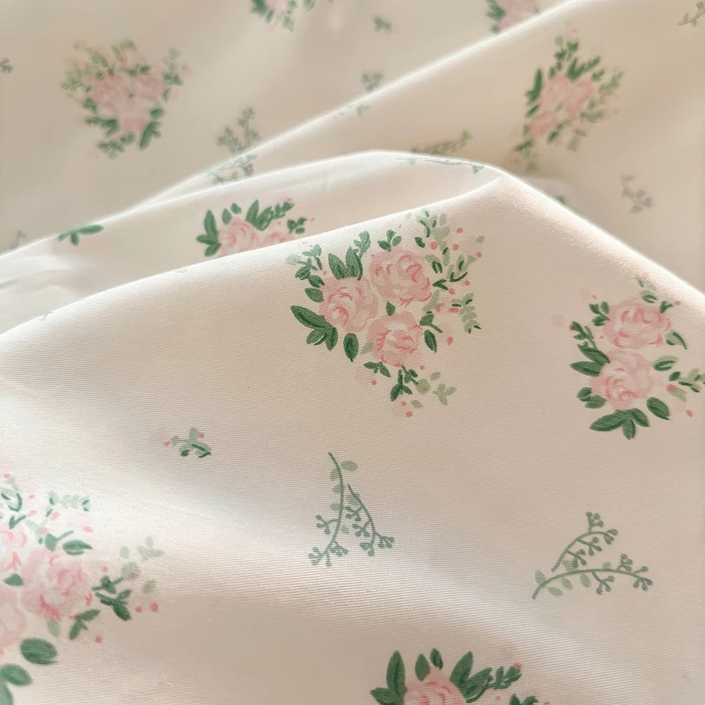 Grandma Pink Plaid Bedding Duvet Cover Set — Lifestyle 4