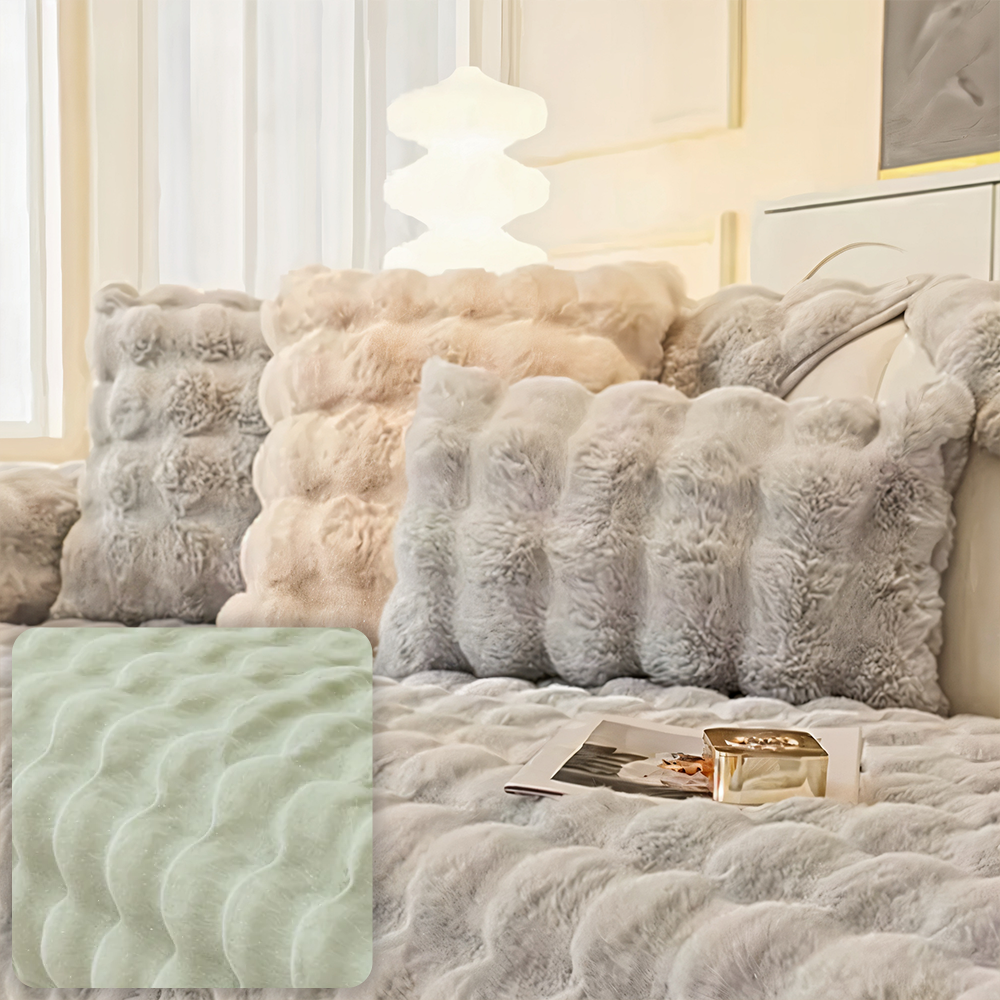 Soft Luxury Sofa Cushion Cover — Plush Throw Pillow Case — Lifestyle 2