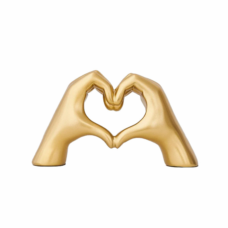 Heart Shaped Hands Desk Decor — Considered Home Styling — Front view