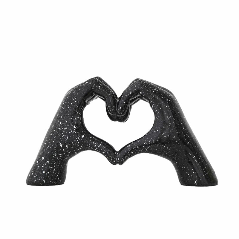 Heart Shaped Hands Desk Decor — Considered Home Styling — Detail