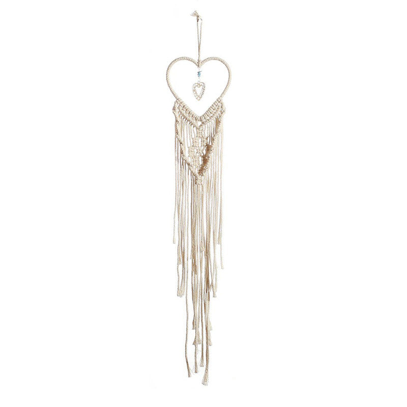 Heart Shaped Macrame Wall Hanging — Considered Home Styling — Front view