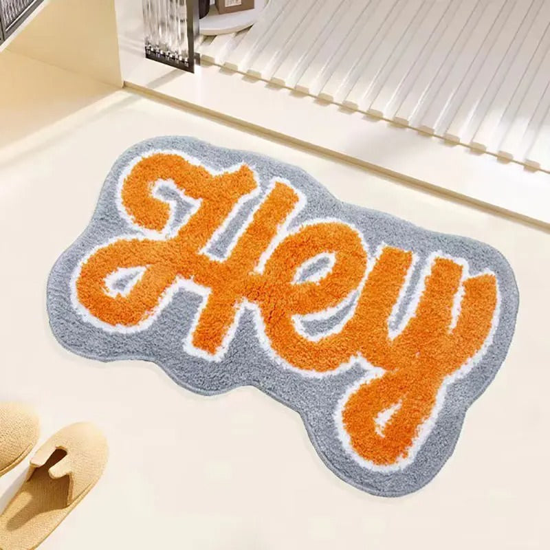 Hey Fluffy Tufted Accent Rug — Soft Accent Rug for Bedroom Layering — Lifestyle 3
