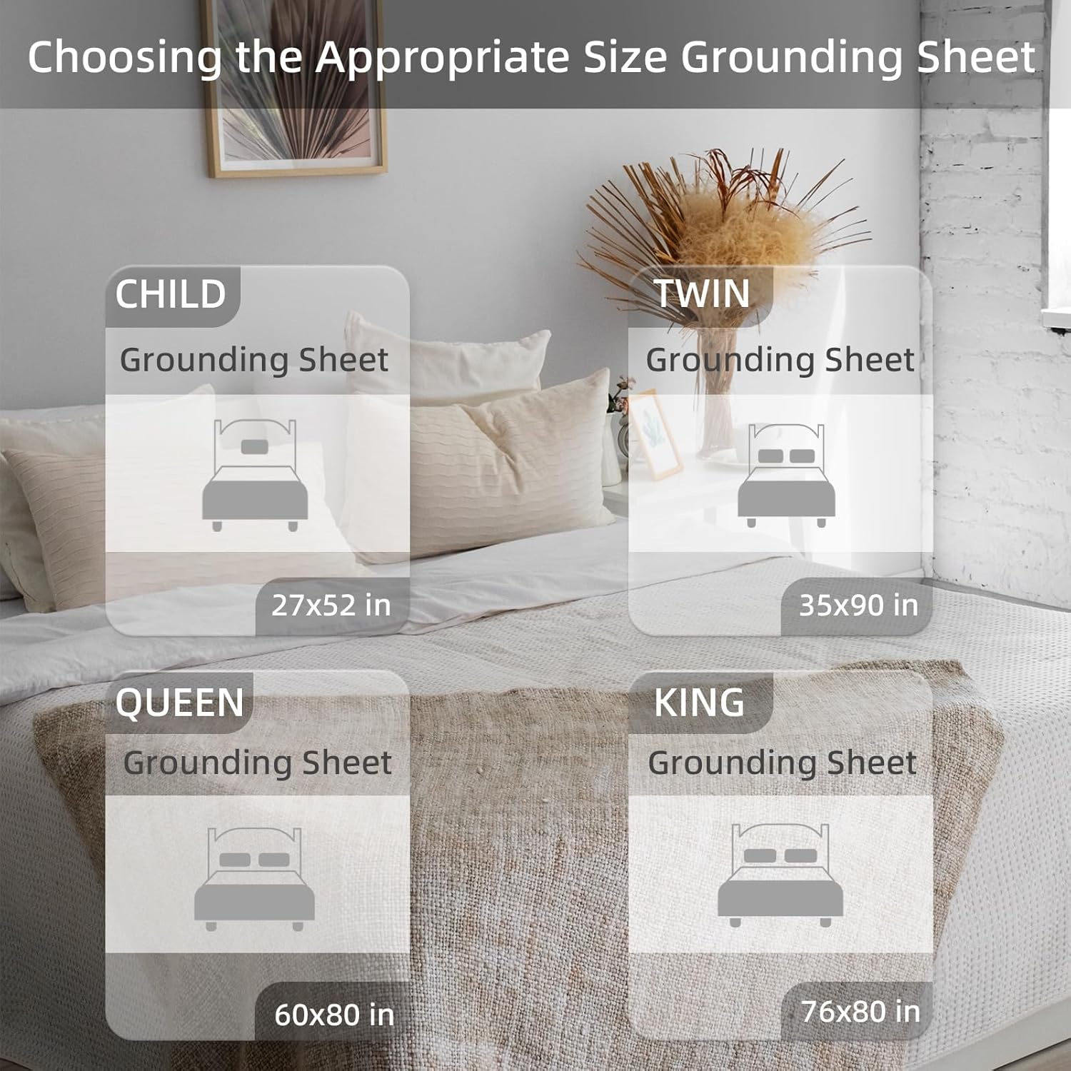 Silver Fibre Cotton Bed Sheets - Conductive Silver Thread Cotton Sheets in Flat & Fitted Sizes