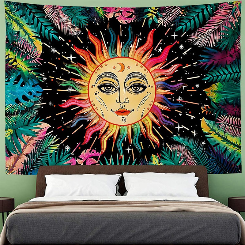 Burning Tropical Sun Tapestry — Considered Home Styling — Detail