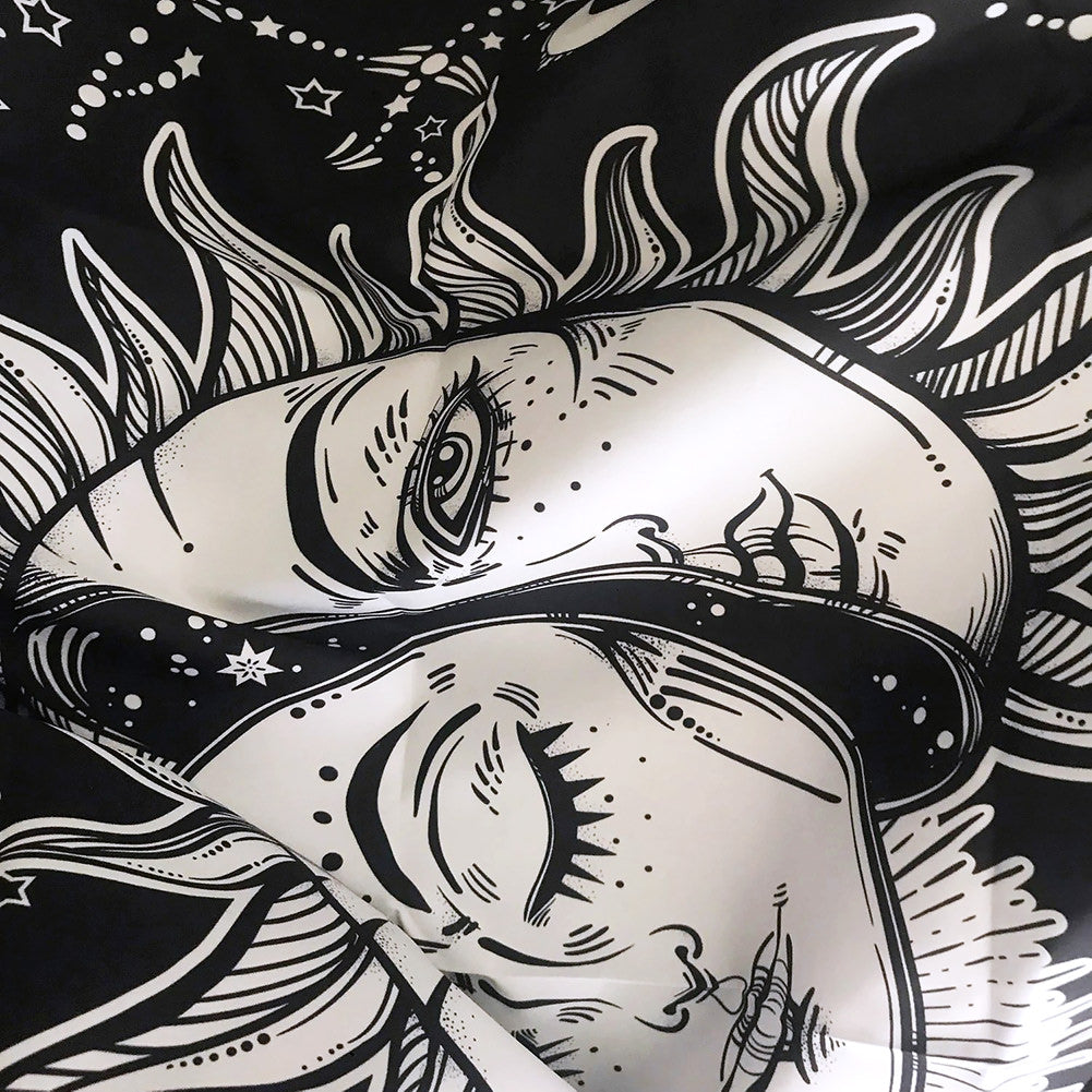 Indian Moon out of Sun Tapestry — Considered Home Styling — Detail