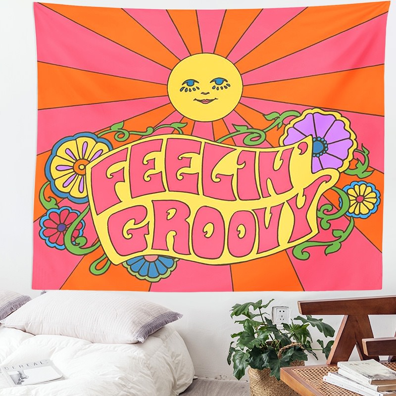 Feeling Groovy Tapestry — Considered Home Styling — Detail