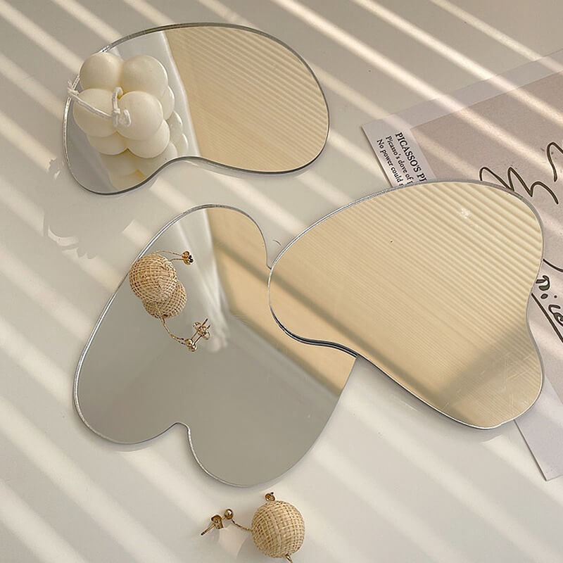 Blob Mirror Coaster — Considered Home Styling — Front view