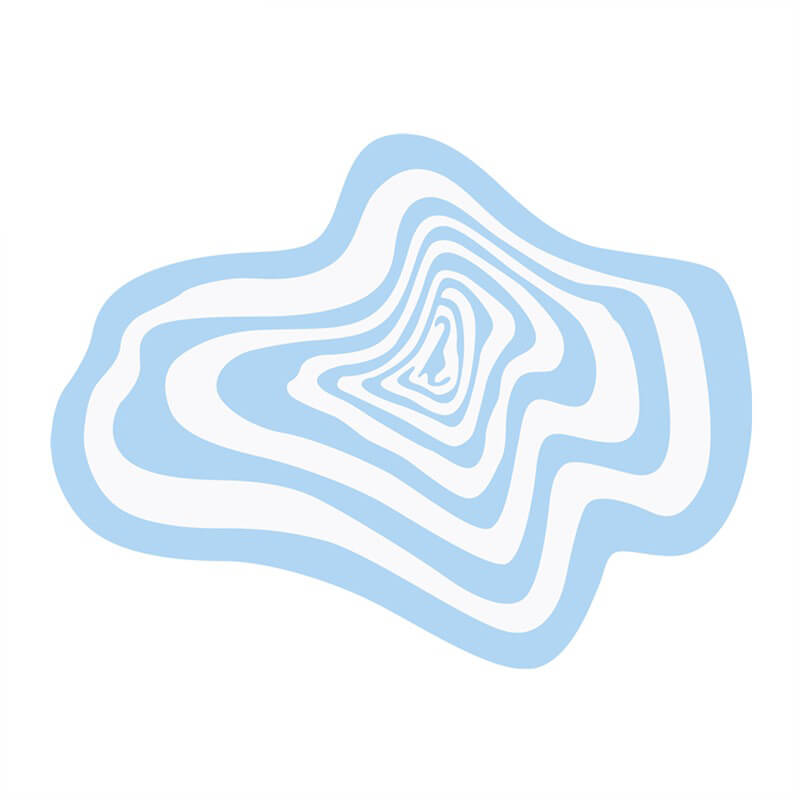 Hypno Blob Accent Rug — Soft Accent Rug for Bedroom Layering — Lifestyle 6
