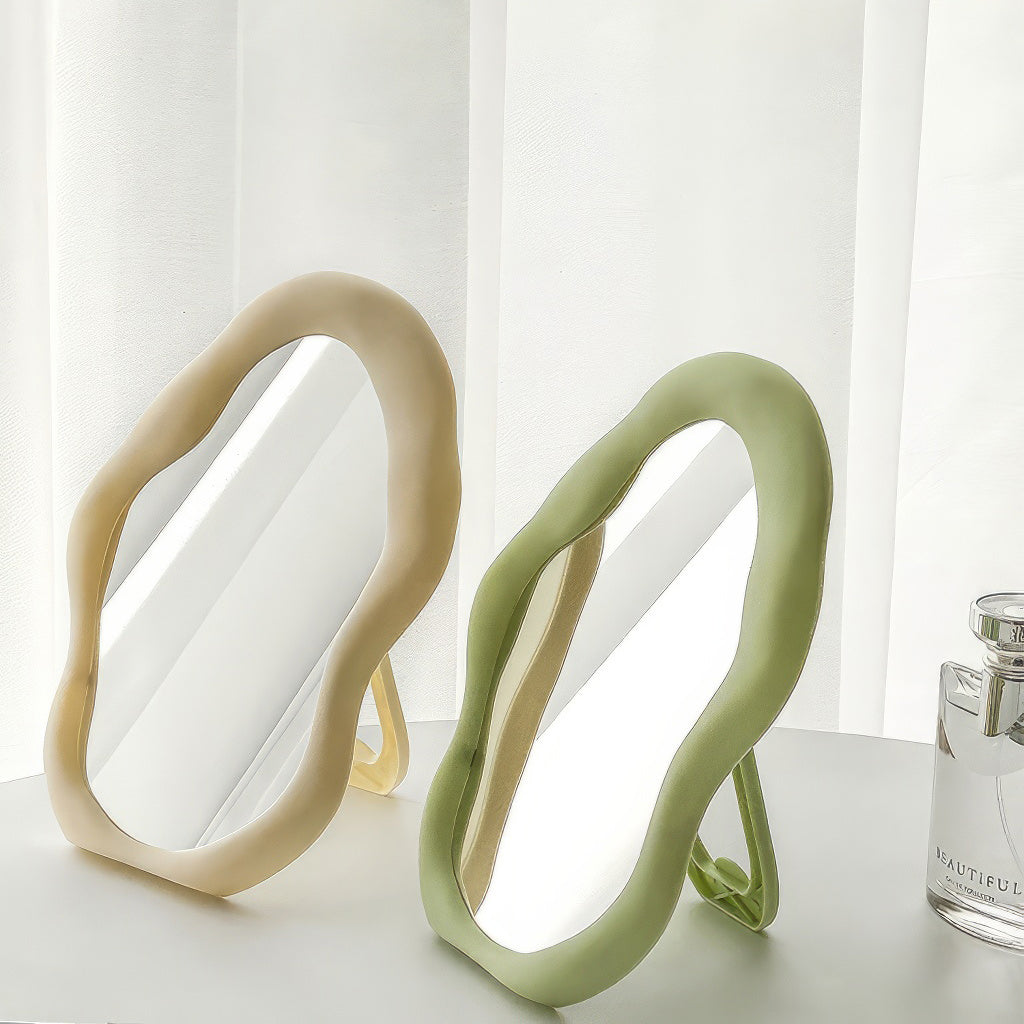 Irregular Blob Makeup Mirror — Considered Home Styling — Lifestyle 3