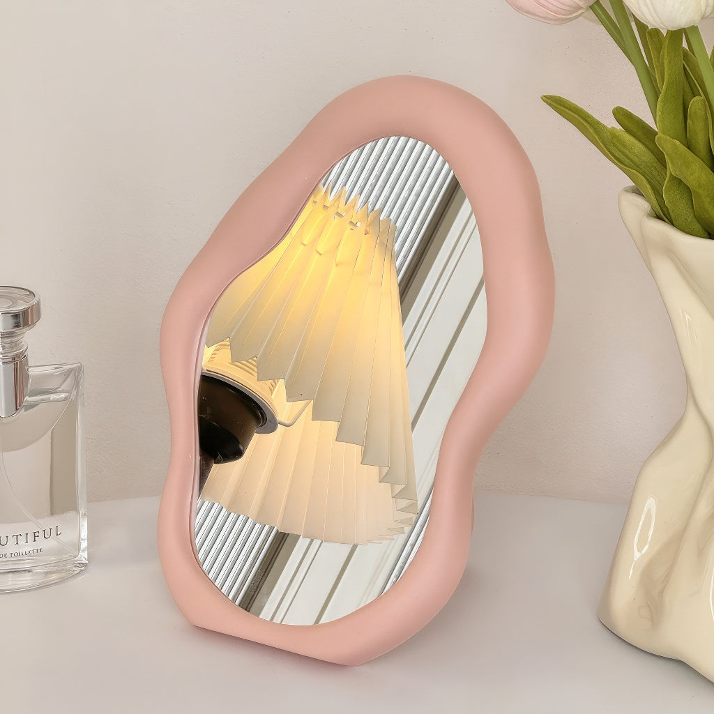Irregular Blob Makeup Mirror — Considered Home Styling — Lifestyle 6