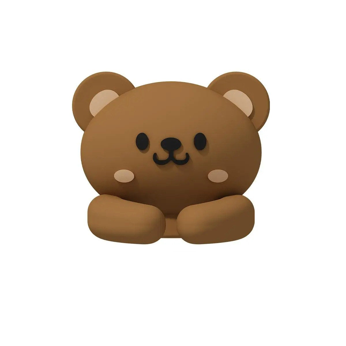 Brown Bear Cable Organizer Clips (Set of 2) — Considered Home Styling — Front view