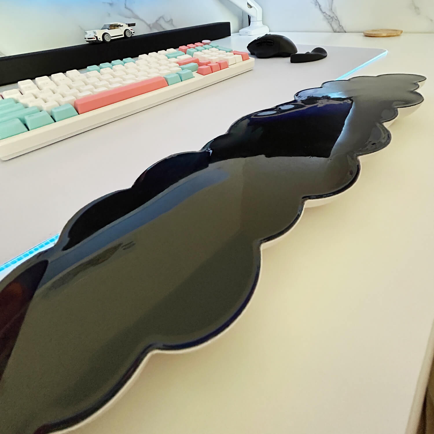 Cloud Shaped Keyboard & Mouse Wrist Rest — Considered Home Styling — Lifestyle 2