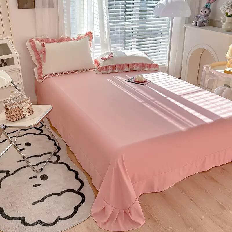 Princess Korean Bedding Set — Soft-Touch Cotton Duvet & Pillowcases — Lifestyle 8