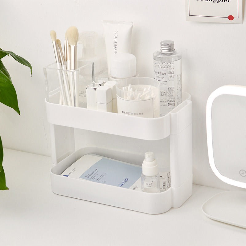 White Rounded Desk Storage Shelf — Considered Home Styling — Lifestyle 2