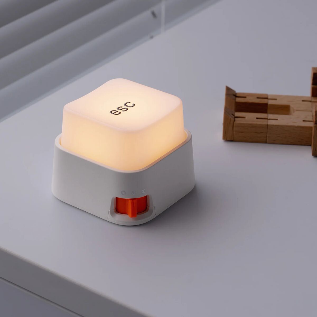 Keyboard Key LED Night Light — Warm LED Mood Lighting for Bedside — Lifestyle 4