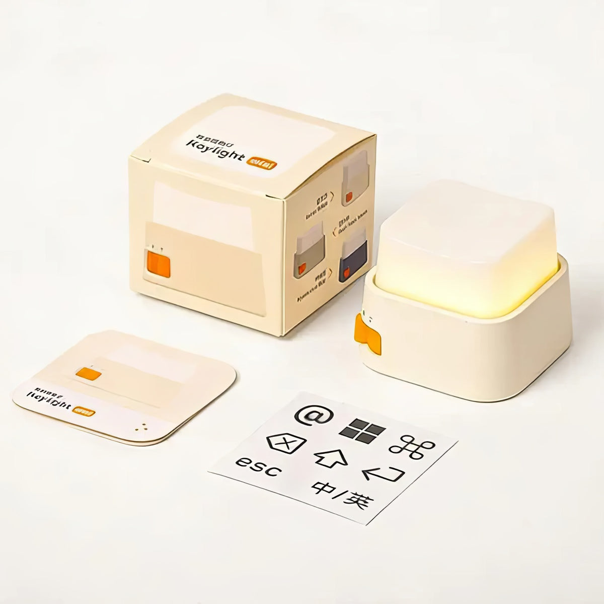 Keyboard Key LED Night Light — Warm LED Mood Lighting for Bedside — Lifestyle 6
