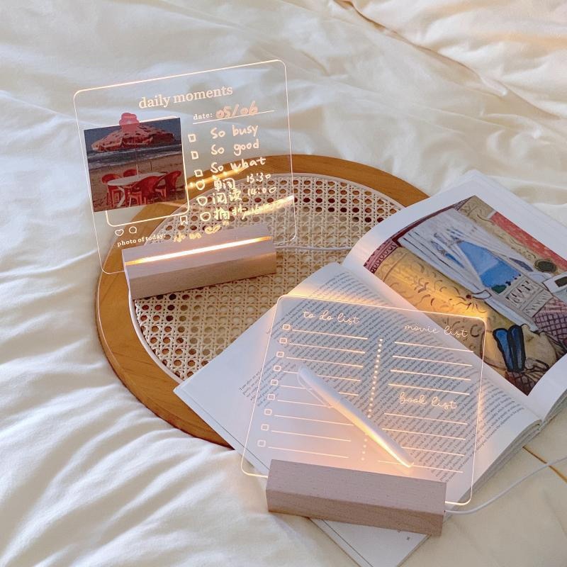 Korean Acrylic Memo Board — Considered Home Styling — Front view