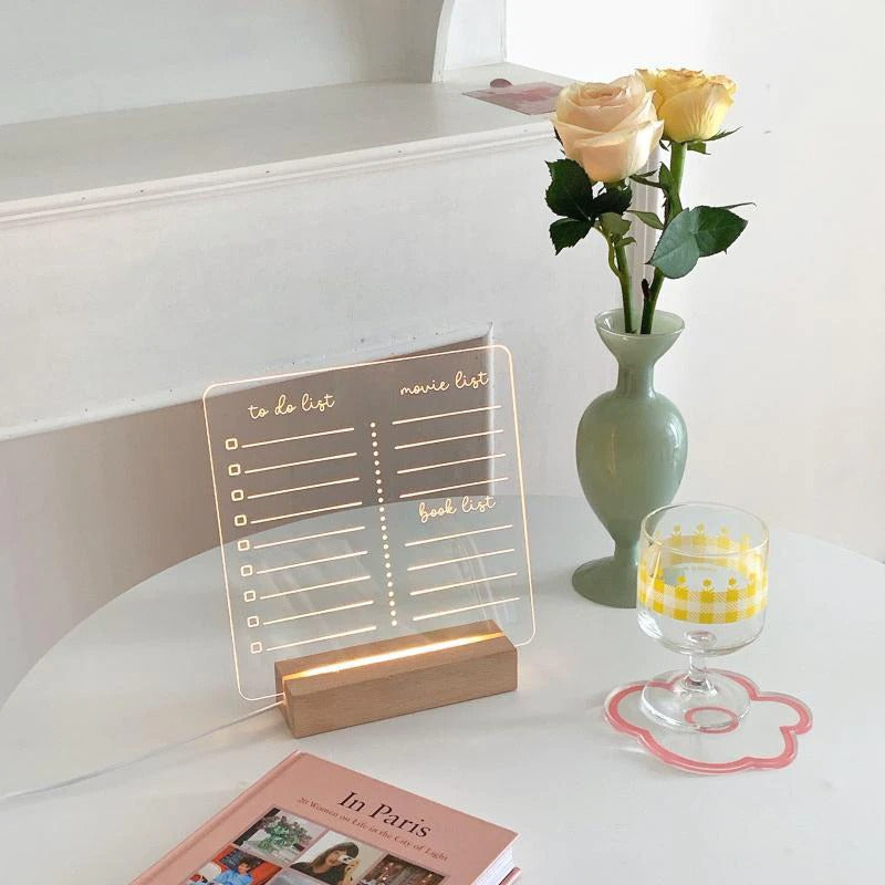 Korean Acrylic Memo Board — Considered Home Styling — Lifestyle 1