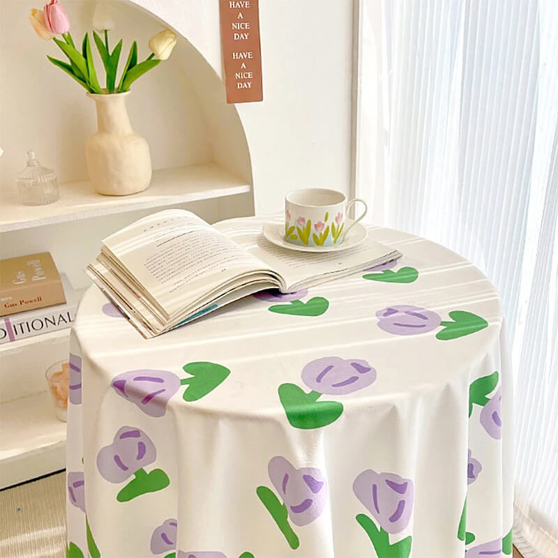 Pastel Tulip Tablecloth — Considered Home Styling
