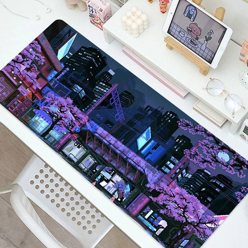 Night Cities Large Mouse Pad — Considered Home Styling — Front view