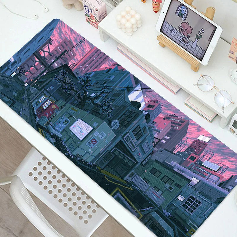 Night Cities Large Mouse Pad — Considered Home Styling — Lifestyle 1