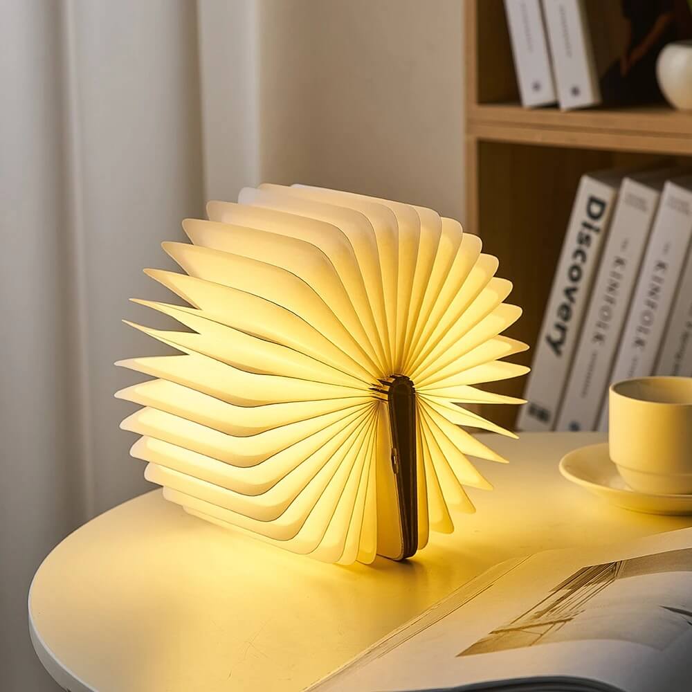 LED Book Table Lamp — Warm LED Mood Lighting for Bedside — Lifestyle 2