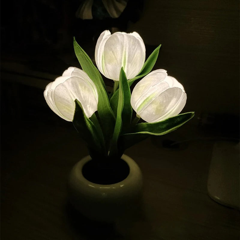 Mini Potted Tulip LED Night Light — Lifestyle 4