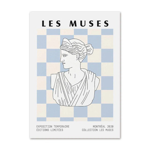 Les Muses Art Canvas Posters — Considered Home Styling