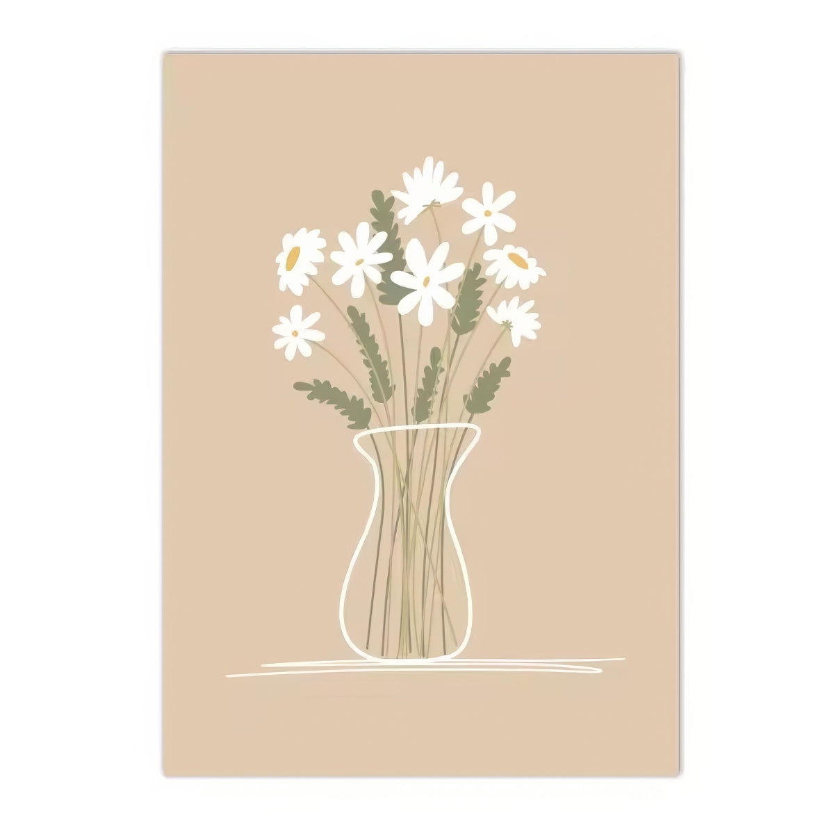 Boho Light Beige Canvas Posters — Considered Home Styling — Lifestyle 6